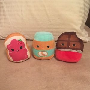 5" Food Squishmallows New Set of 3